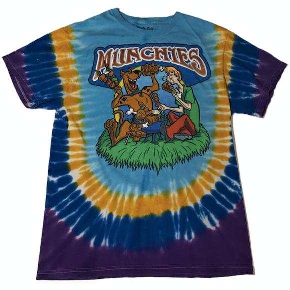 Scooby doo munchies shirt tie dye Clearance